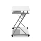 Artiss Computer Desk Keyboard Tray Shelf White 60cm