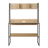 Artiss Computer Desk Bookshelf Storage 100cm Oak