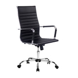 Artiss Office Chair Conference Chairs Pu Leather High Back Black