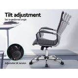 Artiss Office Chair Conference Chairs Pu Leather High Back Black