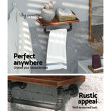 Artiss Floating DIY Pipe Shelf - Ives