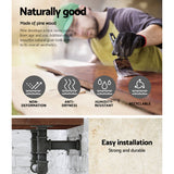 Artiss Floating DIY Pipe Shelf - Ives