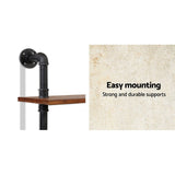 Artiss Floating DIY Pipe Shelf 3 Tiers - Irma