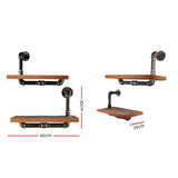 Artiss Floating DIY Pipe Shelf 3 Tiers - Iona