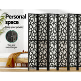 8 Panel Room Divider Screen 325x170cm - Black