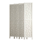 8 Panel Room Divider Screen 325x170cm - White