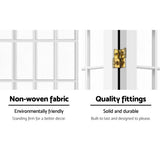 8 Panel Room Divider Screen 348x179cm - White