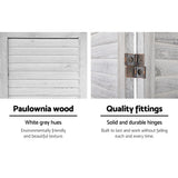 8 Panel Room Divider Screen 326x170cm - White