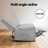 Menelaus Recliner Chair Lift Assist Chair Grey - Grey