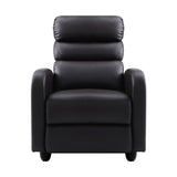 Achilles Luxury Recliner Chair Lounge Armchair Leather Cover - Brown