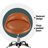 Salon Stool Swivel Chair Backrest Chairs