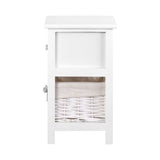 Set of 2 Boniface Wooden Bedside Tables - White