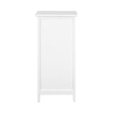 Fredericton Wooden Bedside Table with 3 Drawers - White