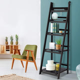Artiss Bookshelf Corner Shelf 5 Tiers - Zane Coffee