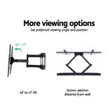 TV Wall Mount Bracket Tilt Swivel Full Motion Flat LED LCD 32 42 50 55 60 65 70 inch