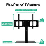 Table Top TV Swivel Mounted Stand for 32" to 70" Screen Size