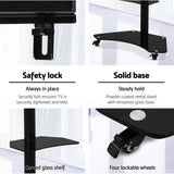 Mobile TV Stand for 32"-70" TVs Mount Bracket Portable Solid Trolley Cart