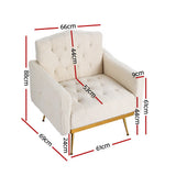 Armchair Bouclé - Beige