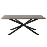 Carter Rectangular Dining Table Mdf Marbling