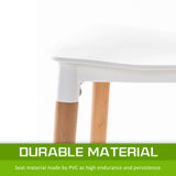 Mabel Set of 4 Retro Belloch Stackable Dining Cafe Chair - White