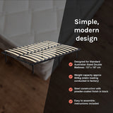Eliana Metal Bed Frame - Black Double