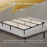 Eliana Metal Bed Frame - Black King