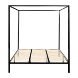 Lilian Four Poster Bed Frame - Black King