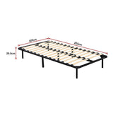 Eliana Metal Bed Frame - Black King Single