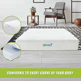 Kairos 30cm Green Tea Memory Foam Mattress Cooling Comfort - King