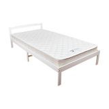 Gilly Wooden Bed Frame - White King Single