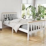 Pearl Bed & Mattress Package with 34cm Mattress - White Single