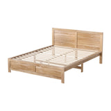 Odessa Bed Frame Wooden Acacia - Wood Double