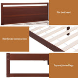Ellie Bed Frame Wooden - Walnut Queen
