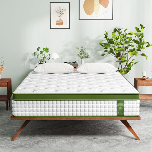 Riley 30cm 5-Zone Cooling Gel Memory Foam Pocket Spring Mattress - King Single
