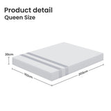 Amaris 20cm Memory Foam Mattress Cooling Gel - Queen