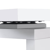Artiss Computer Desk L-Shape Bookshelf White