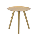 Icarus Side End Table Antique Storage Modern Furniture - Gold