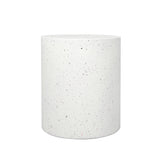 Ilithyia Side Table Terrazzo Round End - White