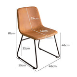 Cressida Set of 2 Dining Chairs - Brown