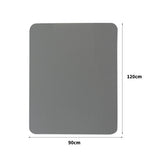 Esther 120x90 Home Office Chair Mat Room Computer Work Floor Protectors - Black