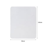 Esther 120x90 Home Office Chair Mat Room Computer Work Floor Protectors No Pins - Clear
