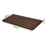 Levede Desktop For Motorised Adjustable 120x60cm Walnut