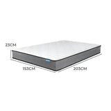 Fina 23cm Spring Mattress Pocket Coil Sleep Foam Extra Firm - Queen