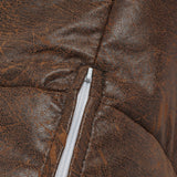 Bean Bag Chair Cover PU Indoor Home Game Lounger Seat Lazy Sofa Large - Brown