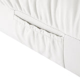 Maritza Accent Chair Lounge Sofa Bed - White
