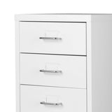 Levede Office Cabinet 8 Drawer Drawers White