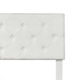 Emilia Bed Frame Tufted 4 Drawer - Cream Queen