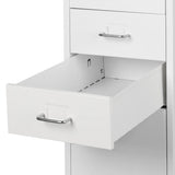 Levede 5 Drawer Office Cabinet Drawers White