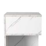 Murray Wooden Bedside Table Side Table Wood Nightstand Storage Cabinet Bedroom - White