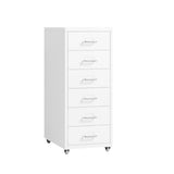 Levede 6 Drawer Office Cabinet Drawers White